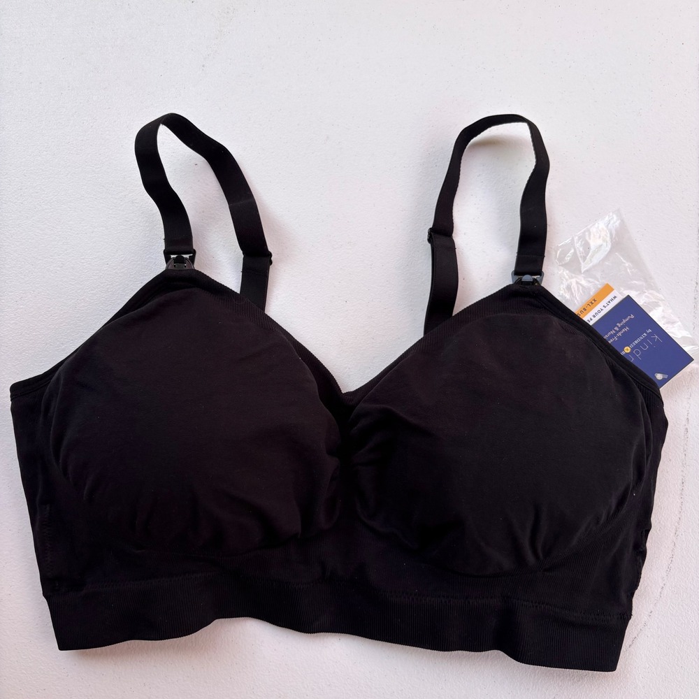 Kindred Bravely Hands-Free Pumping & Nursing Bra Black XXL-Busty 023 06 0194